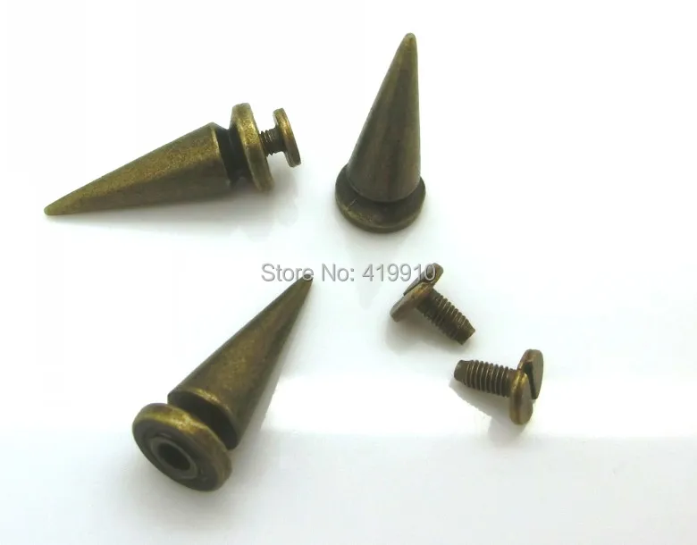 Free shipping -20 Sets Rivets Spike Studs Spots Cone Antique Bronze Punk Bag Clothes 25x10mm 7x8mm,J1742
Free shipping -20 Sets Rivets Spike Studs Spots Cone Antique Bronze Punk Bag Clothes 25x10mm 7x8mm,J1742