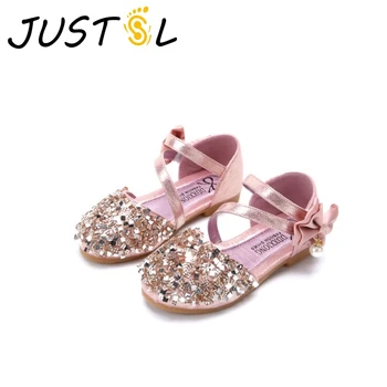 JUSTSL Girls leather princess shoes children's 2017 summer sequins wild sandals kids lovely style bow fashion sandals size 21-36
JUSTSL Girls leather princess shoes children's 2017 summer sequins wild sandals kids lovely style bow fashion sandals size 21-36