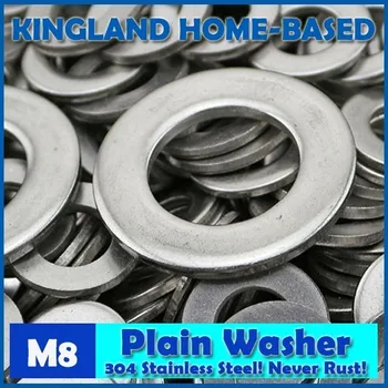 8mm Hole Plain Washers 304 Stainless Steel Flat Machine Washer Plain Washer
8mm Hole Plain Washers 304 Stainless Steel Flat Machine Washer Plain Washer
