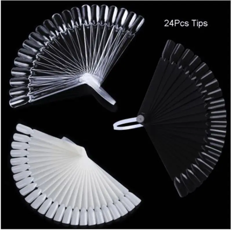 24Pcs Fan Shaped False Nail Tips Polish Fake Sticker Nail Art TipsTalse Color Nail Plate Tools
24Pcs Fan Shaped False Nail Tips Polish Fake Sticker Nail Art TipsTalse Color Nail Plate Tools