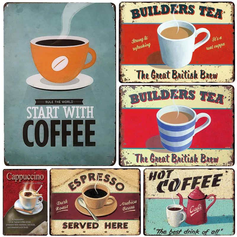 Start With Coffee Plaque Metal Vintage Cafe Decor Metal Sign Tin Sign Metal Poster metal Plate Home Decoration Vintage Posters
Start With Coffee Plaque Metal Vintage Cafe Decor Metal Sign Tin Sign Metal Poster metal Plate Home Decoration Vintage Posters