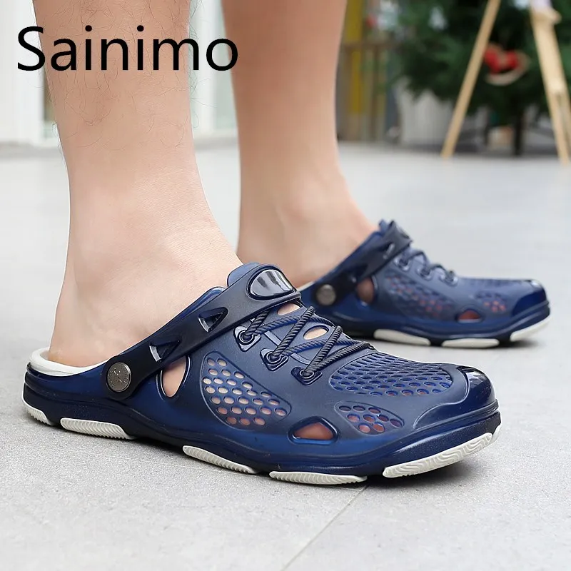 Summer Sandals Men shoes Hole jelly Men's Sandals Roman Men Shoes Flip Flops Beach Swim Flat Sandals Large size #39-45 Zapatos
Summer Sandals Men shoes Hole jelly Men's Sandals Roman Men Shoes Flip Flops Beach Swim Flat Sandals Large size #39-45 Zapatos