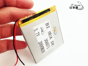 li-po 3.7V 2000mAh Lithium Polymer Rechargeable Battery cells power For PAD GPS Vedio Game E-Book Tablet PC Power Bank 306075
li-po 3.7V 2000mAh Lithium Polymer Rechargeable Battery cells power For PAD GPS Vedio Game E-Book Tablet PC Power Bank 306075