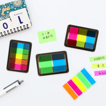 Creative Stationery Pull-type Bookmark Box Tearable Fluorescent Color Notebook Instruction Sticky Note
Creative Stationery Pull-type Bookmark Box Tearable Fluorescent Color Notebook Instruction Sticky Note