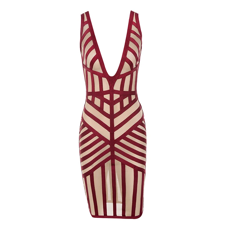 Patchwork Sleeveless Bodycon Women Bandage Dress Sexy Deep V Neck Backless Mini Dresses Celebrity Party Club Zippers Vestidon HL
Patchwork Sleeveless Bodycon Women Bandage Dress Sexy Deep V Neck Backless Mini Dresses Celebrity Party Club Zippers Vestidon HL