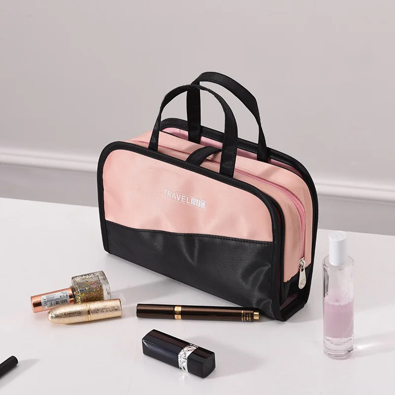 Large Capacity Makeup Bag Portable Girls Wash Bag Travel Storage Bags Cosmetic Collection Bag Two-in-one Dust-proof Cosmetic Bag
Large Capacity Makeup Bag Portable Girls Wash Bag Travel Storage Bags Cosmetic Collection Bag Two-in-one Dust-proof Cosmetic Bag