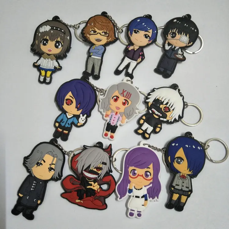 1PCS 6 to 9CM Tokyo Ghoul Japan cartoon Anime Key Chain PVC Figure Keyring Toys Keychain Keyholder Birthday Gift NEW Trinkets
1PCS 6 to 9CM Tokyo Ghoul Japan cartoon Anime Key Chain PVC Figure Keyring Toys Keychain Keyholder Birthday Gift NEW Trinkets