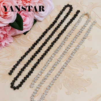 YANSTAR 10Yard Hotfix Rhinestone Chain For Wedding Dress Belt Handmade Crystal Trim Bridal Sash Accessories YS755
YANSTAR 10Yard Hotfix Rhinestone Chain For Wedding Dress Belt Handmade Crystal Trim Bridal Sash Accessories YS755