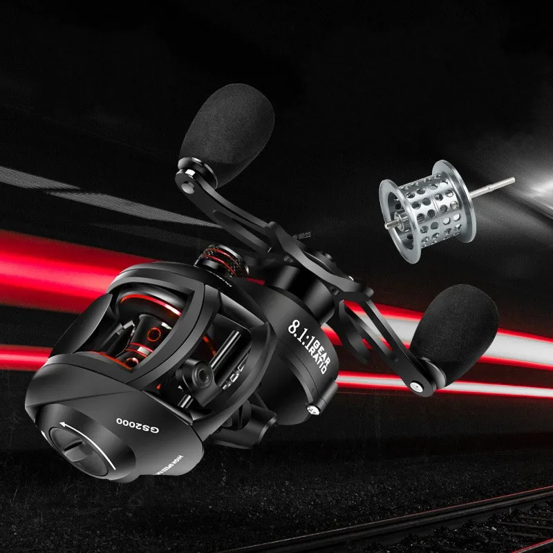 Double Brake Baitcasting Reel 17BB+1RB Fishing Gear Water Drop Wheel 7.0:1 Ratio Bait Casting Fishing Reel Lure Reel
Double Brake Baitcasting Reel 17BB+1RB Fishing Gear Water Drop Wheel 7.0:1 Ratio Bait Casting Fishing Reel Lure Reel