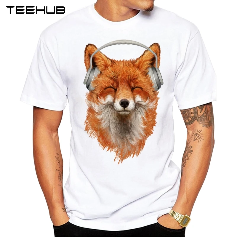 Новое поступление: TEEHUB крутая Мужская модная футболка с принтом улыбающейся музыкальной лисицы, топы с коротким рукавом, хипстерская футболка
Новое поступление: TEEHUB крутая Мужская модная футболка с принтом улыбающейся музыкальной лисицы, топы с коротким рукавом, хипстерская футболка