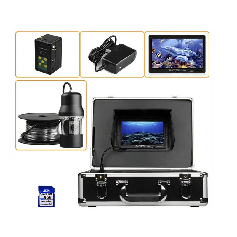 8G SD Card Underwater Fish Finder Waterproof 360 Degree Rotation Camera Ice Recording Fishing Video Camera 50m Cable
8G SD Card Underwater Fish Finder Waterproof 360 Degree Rotation Camera Ice Recording Fishing Video Camera 50m Cable