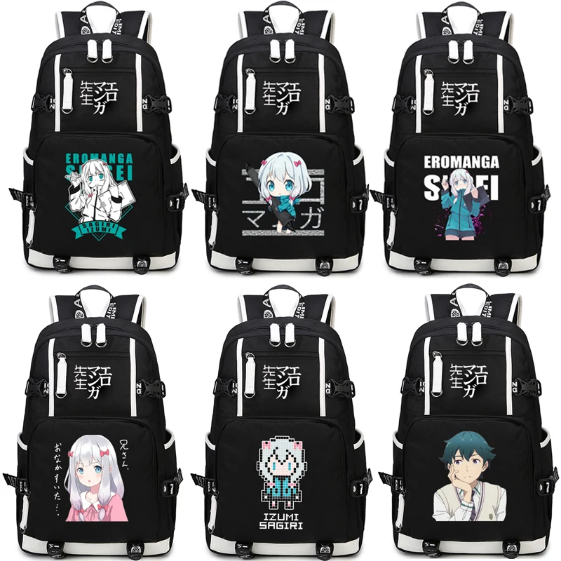 New Anime Eromanga Sensei Backpack Cosplay Anime School bag Bookbag Satchel Rucksack Work Leisure Laptop Travel Bag
New Anime Eromanga Sensei Backpack Cosplay Anime School bag Bookbag Satchel Rucksack Work Leisure Laptop Travel Bag