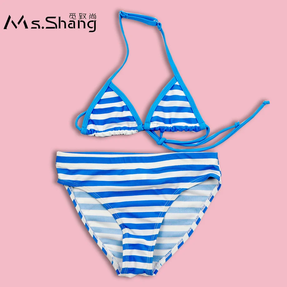 Ms.Shang 8-16 Years Striped Girl Child Swimsuit 2019 New Children Swimwear Halter Top Swimsuits Bikinis Teenager Girls Swim Suit
Ms.Shang 8-16 Years Striped Girl Child Swimsuit 2019 New Children Swimwear Halter Top Swimsuits Bikinis Teenager Girls Swim Suit