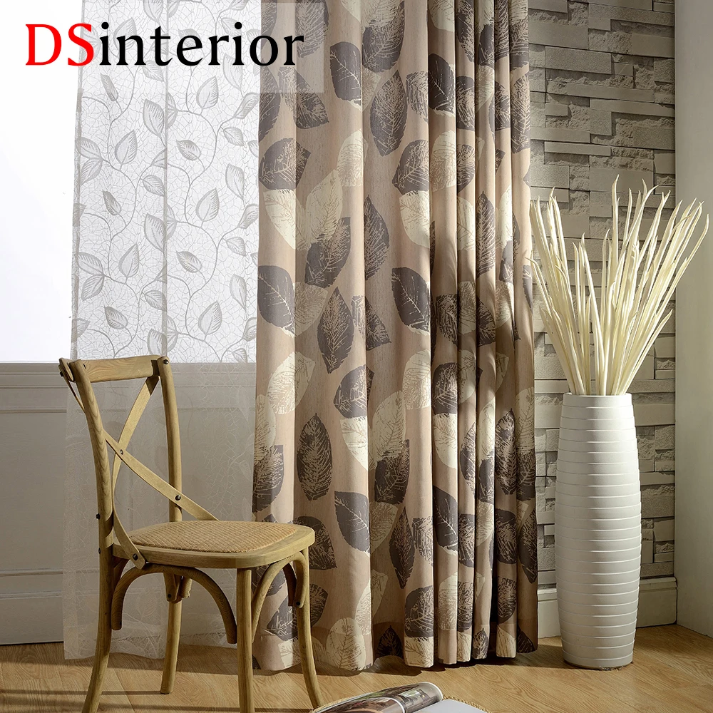 DSinterior natural leaf design printing polyester cotton curtain for living room or bedroom
DSinterior natural leaf design printing polyester cotton curtain for living room or bedroom