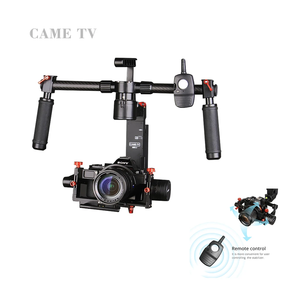 CAME-TV CAME-Mini 3 Cane Mini 3 3-Axis Gimbal Portable Stabilize for Camera 32-bit Boards with Encoders with Wireless Remote
CAME-TV CAME-Mini 3 Cane Mini 3 3-Axis Gimbal Portable Stabilize for Camera 32-bit Boards with Encoders with Wireless Remote