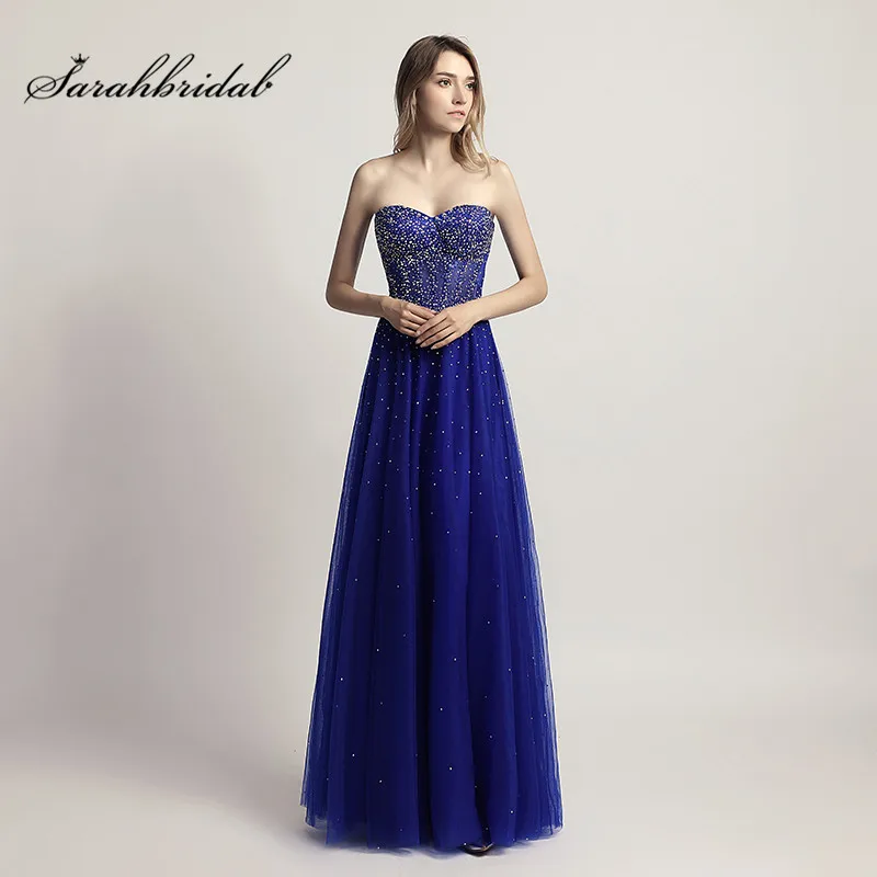 Stunning Modern Long Evening Dresses With Zipper Back Strapless Sleeveless Sexy Prom Gowns Floor Length Beaded Tulle CC464
Stunning Modern Long Evening Dresses With Zipper Back Strapless Sleeveless Sexy Prom Gowns Floor Length Beaded Tulle CC464