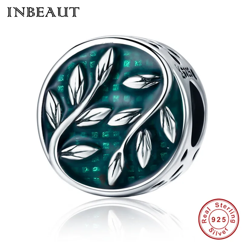 INBEAUT 100% 925 Sterling Silver Cute Green Tree Branch Leaves Carved Beads fit s925 Charm Bracelet Nature Plant Jewelry Girl
INBEAUT 100% 925 Sterling Silver Cute Green Tree Branch Leaves Carved Beads fit s925 Charm Bracelet Nature Plant Jewelry Girl