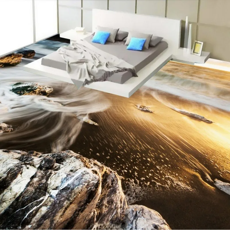 Free Shipping custom Seaside beach scenery 3D stereo naked floor wallpaper living room mall corridor Self-adhesive floor mural
Free Shipping custom Seaside beach scenery 3D stereo naked floor wallpaper living room mall corridor Self-adhesive floor mural
