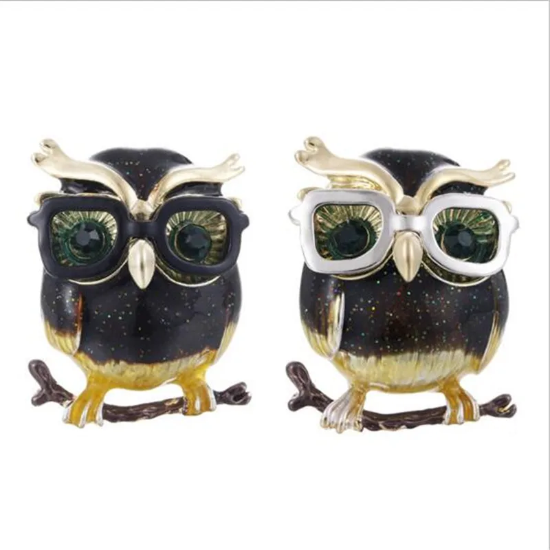 2019 Cute enamel owl flying glasses brooch men and women couple coat collar needle wholesale
2019 Cute enamel owl flying glasses brooch men and women couple coat collar needle wholesale
