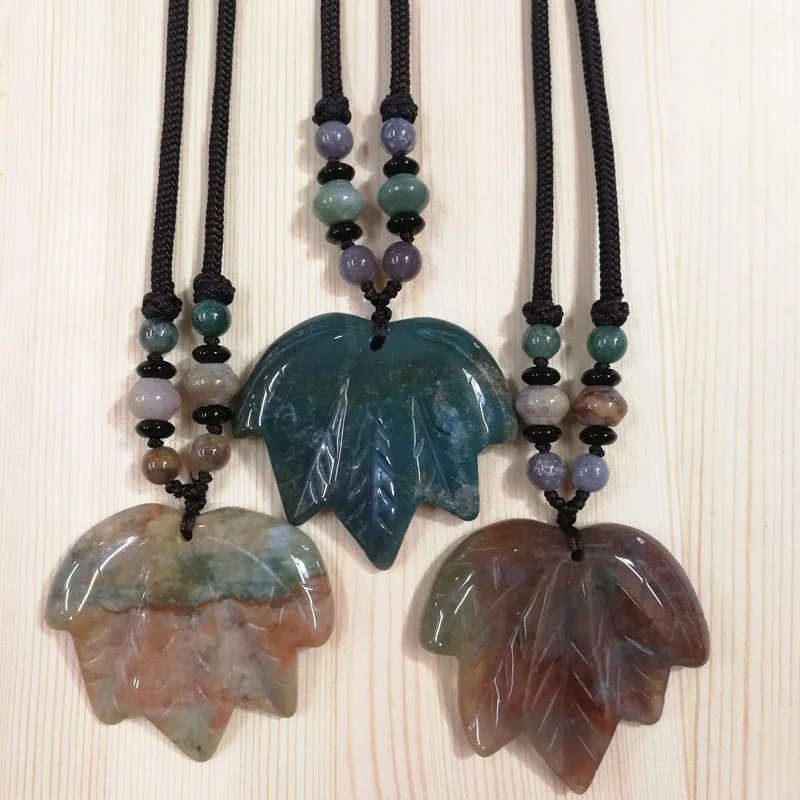 Fashion good quality hot selling natural india onyx stone Maple leaves shape pendants & necklace jewelry free shipping 1pc
Fashion good quality hot selling natural india onyx stone Maple leaves shape pendants & necklace jewelry free shipping 1pc
