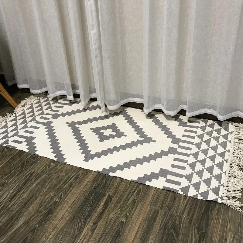 Nordic Simple Geometric Striped Area Rugs Hand Hooked Cotton Kilim Carpets With Tassels Bedroom Kids Room Decor Floor Mat Tapete
Nordic Simple Geometric Striped Area Rugs Hand Hooked Cotton Kilim Carpets With Tassels Bedroom Kids Room Decor Floor Mat Tapete