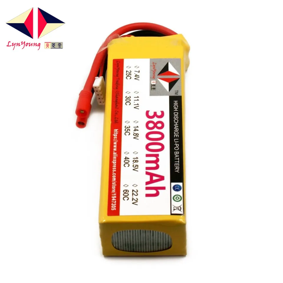 HX Lipo Battery 4S 14.8V 3800mah 25C 30C 35C 40C 60C For RC Drone Quadcopter Helicopter Airplane Boat Car
HX Lipo Battery 4S 14.8V 3800mah 25C 30C 35C 40C 60C For RC Drone Quadcopter Helicopter Airplane Boat Car