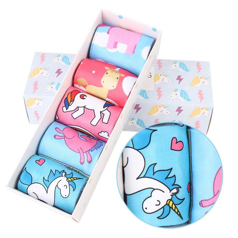 Happy Socks Women Funny Cute Unicorn Socks Art Crazy Fancy Woman Socks With Print For Fun Novelty 2018 Spring Summer 5 Pairs
Happy Socks Women Funny Cute Unicorn Socks Art Crazy Fancy Woman Socks With Print For Fun Novelty 2018 Spring Summer 5 Pairs