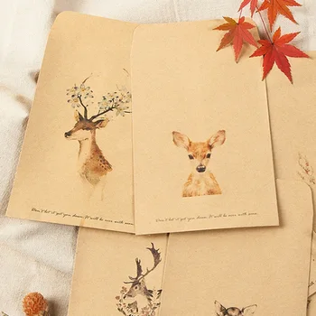 10 Pcs/set DIY Deer Envelope Cute Retro Kraft Paper Envelopes Gift Card Office Stationery Supplier
10 Pcs/set DIY Deer Envelope Cute Retro Kraft Paper Envelopes Gift Card Office Stationery Supplier