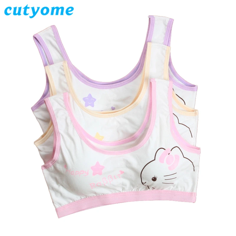 1pc Cutyome Teen Bras For Children Cotton Wireless Padded Students Training Underwear Young Puberty Girls Bra Kids Undergarments
1pc Cutyome Teen Bras For Children Cotton Wireless Padded Students Training Underwear Young Puberty Girls Bra Kids Undergarments