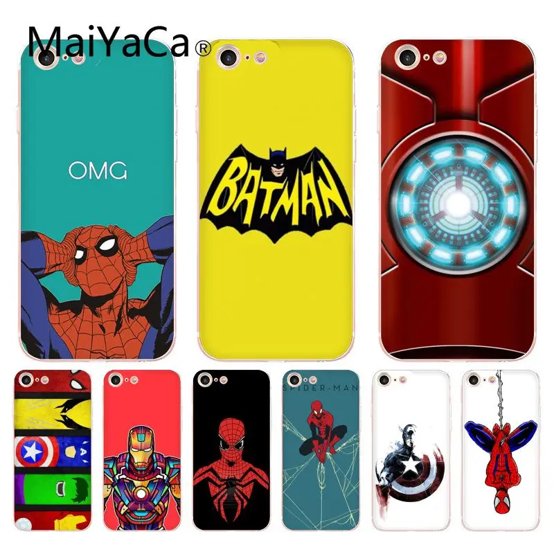 MaiYaCa Marvel Comics DC Comics Iron Man Spider-Man Joker Batman Phone Case for iPhone 8 7 6 6S Plus X XS XR XSMAX
MaiYaCa Marvel Comics DC Comics Iron Man Spider-Man Joker Batman Phone Case for iPhone 8 7 6 6S Plus X XS XR XSMAX