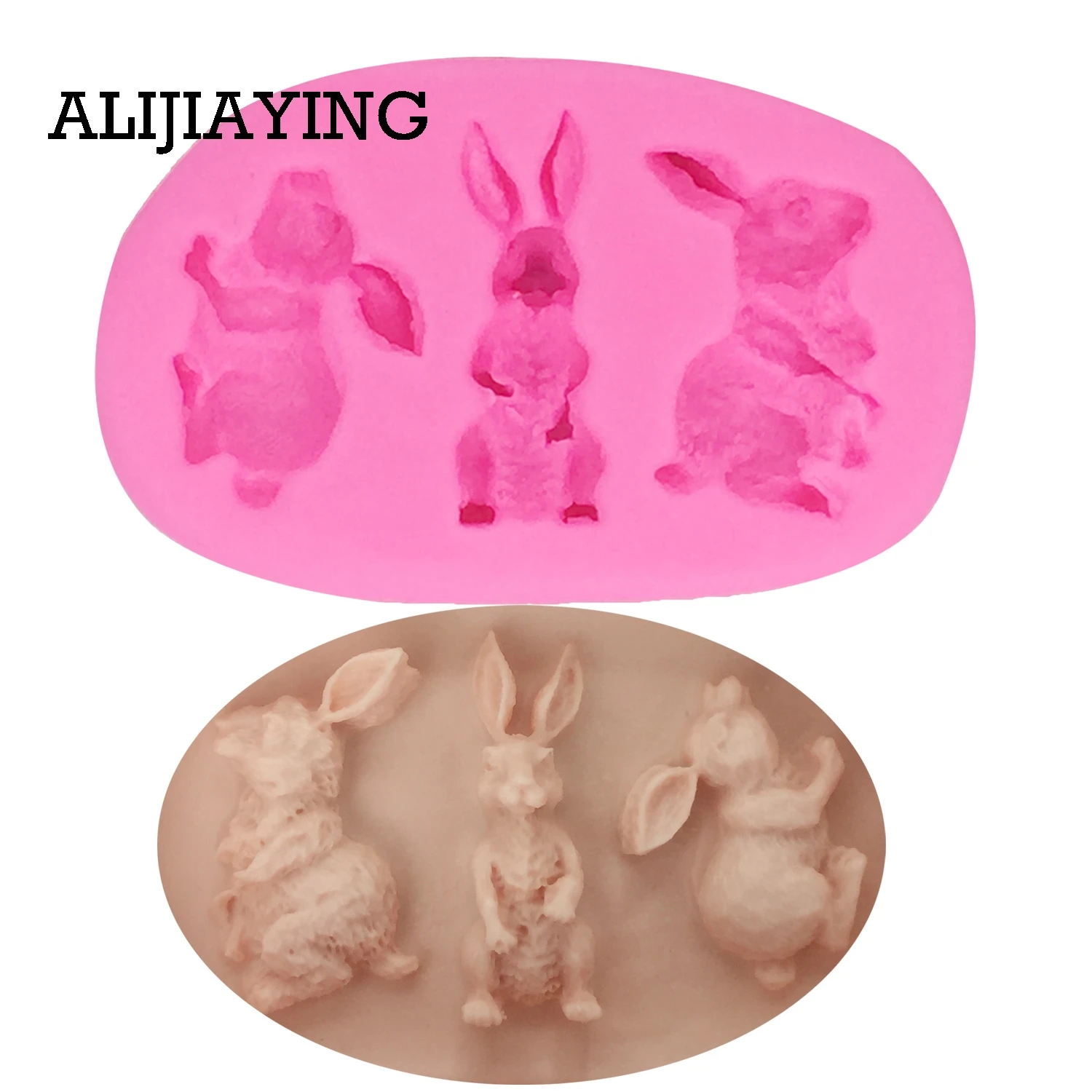 M1381 DIY Cake Tools rabbit bunny Easter animal silicone mold Decorating Cupcake decorating Gumpaste fondant tool mould
M1381 DIY Cake Tools rabbit bunny Easter animal silicone mold Decorating Cupcake decorating Gumpaste fondant tool mould