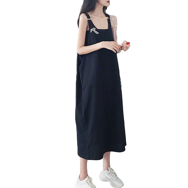 Korean 2019 Spring and Summer New Sling Dress Black Maxi Dresses for Women Backless Sleeveless Women Dress 
Korean 2019 Spring and Summer New Sling Dress Black Maxi Dresses for Women Backless Sleeveless Women Dress