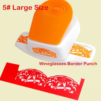 Diy Scrapbook Tool Large Paper Hole Puncher for Scrapbooking Embossed Machine Coaster Photo Frame Wineglasses shape Border Punch
Diy Scrapbook Tool Large Paper Hole Puncher for Scrapbooking Embossed Machine Coaster Photo Frame Wineglasses shape Border Punch