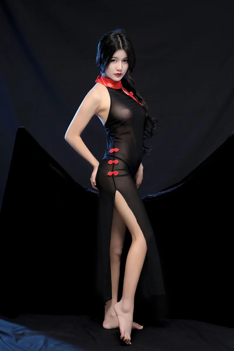 Lingerie women's dress cheongsam sexy uniform live-action transparent mesh pajamas tight temptation suit
Lingerie women's dress cheongsam sexy uniform live-action transparent mesh pajamas tight temptation suit