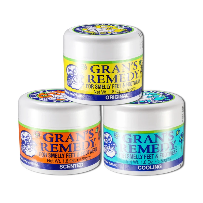 Original NewZealand Grans Remedy Original Cooling Scented Foot Care Powder Smelly Feet FOOTWEAR Treatment Foot Odour Control
Original NewZealand Grans Remedy Original Cooling Scented Foot Care Powder Smelly Feet FOOTWEAR Treatment Foot Odour Control