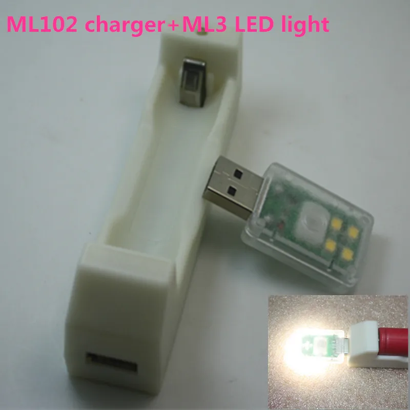 Miller ML102 Charger (Version 9.0)18650 charger /mobile Phone power supply to prevent overcharge and overdischarge+ML3 led light
Miller ML102 Charger (Version 9.0)18650 charger /mobile Phone power supply to prevent overcharge and overdischarge+ML3 led light