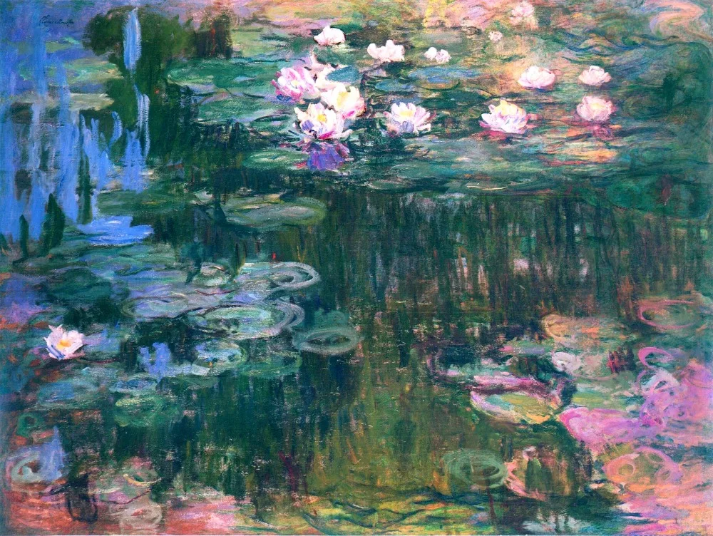 100% handmade landscape oil painting reproduction on linen canvas,water-lilies-1917-4 by claude monet,Free DHL Shipping
100% handmade landscape oil painting reproduction on linen canvas,water-lilies-1917-4 by claude monet,Free DHL Shipping