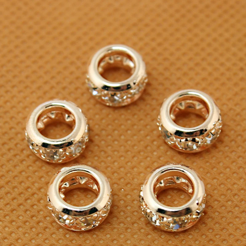 Hot Fashion Approx 2pcs/lot Rose Gold Drill Barrel Beads Rhinestone Spacer Beads 5*10mm Aperture 4mm BJA035-16
Hot Fashion Approx 2pcs/lot Rose Gold Drill Barrel Beads Rhinestone Spacer Beads 5*10mm Aperture 4mm BJA035-16