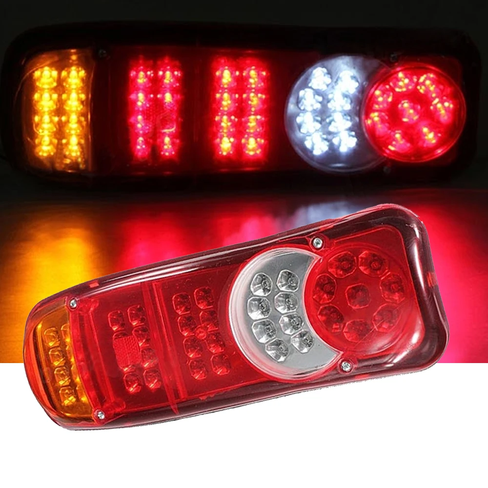 2 PCS 46 Waterproof 12V Truck LED Tail Light Rear Lamp Stop Reverse Safety Indicator Fog Lights for Trailer Truck Car Taillights
2 PCS 46 Waterproof 12V Truck LED Tail Light Rear Lamp Stop Reverse Safety Indicator Fog Lights for Trailer Truck Car Taillights