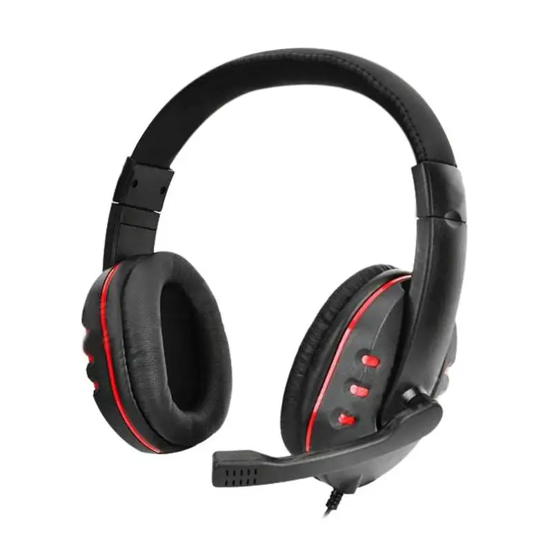 Gaming Headphone 3.5mm Wired Noise CancellingGaming Headset Headphones With Microphone Voice Control for PS4 - Black+Red
Gaming Headphone 3.5mm Wired Noise CancellingGaming Headset Headphones With Microphone Voice Control for PS4 - Black+Red