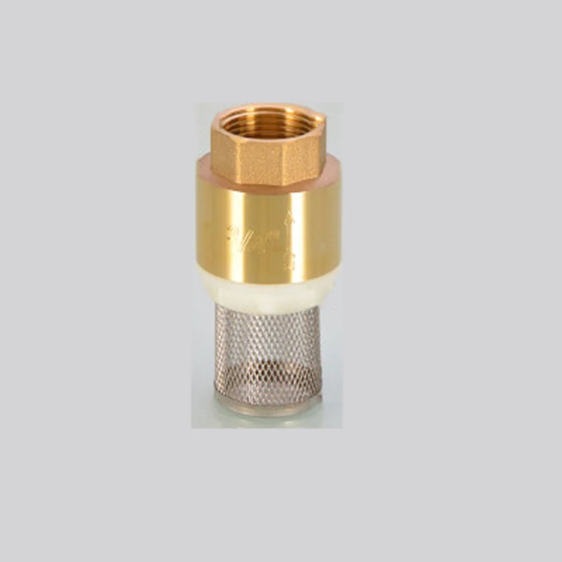3/4" BSP Female Thread Brass Check Valve With Mesh Strainer Filter Bottom Valve Foot Valve For Water Oil Air
3/4" BSP Female Thread Brass Check Valve With Mesh Strainer Filter Bottom Valve Foot Valve For Water Oil Air