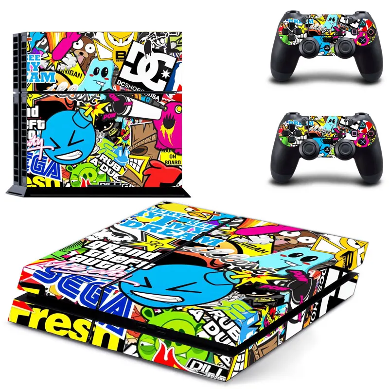 Colorful Decals Vinly PS4 Skin Cover Sticker Cover for Sony PS4 for PlayStation 4 and 2 Controller Skins
Colorful Decals Vinly PS4 Skin Cover Sticker Cover for Sony PS4 for PlayStation 4 and 2 Controller Skins