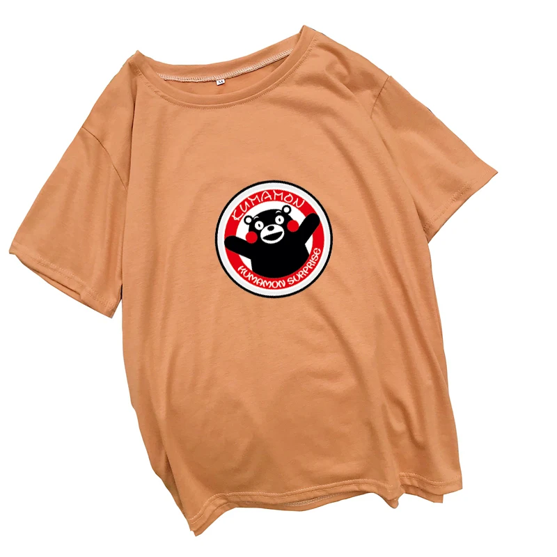 Summer Loose O-neck Tshirt Women Casual Short Sleeve Kawaii Funny Kumamon Cartoon Print Tee Shirt Femme Streetwear Harajuku Tops
Summer Loose O-neck Tshirt Women Casual Short Sleeve Kawaii Funny Kumamon Cartoon Print Tee Shirt Femme Streetwear Harajuku Tops