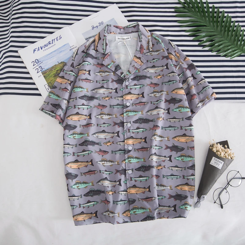 OSCN7 2019 Casual Printed Short Sleeve Shirt Men Street 2019 Hawaii Beach Women Fashion Short Sleeve Shirts Harujuku Mens 407
OSCN7 2019 Casual Printed Short Sleeve Shirt Men Street 2019 Hawaii Beach Women Fashion Short Sleeve Shirts Harujuku Mens 407