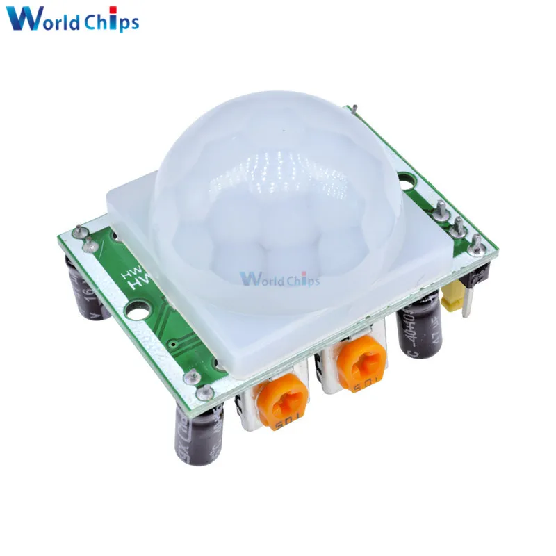 SR501 Motion Sensor Detector Module HC-SR501 Adjust IR Pyroelectric Infrared PIR module for arduino Diy Kit
SR501 Motion Sensor Detector Module HC-SR501 Adjust IR Pyroelectric Infrared PIR module for arduino Diy Kit