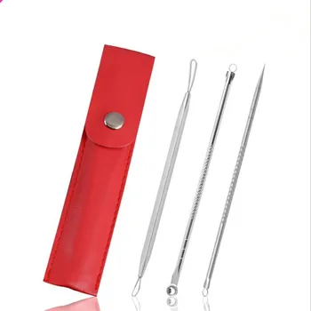 3pcs Acne Tweezer Comedo Machine Set And Brands Removal Pimple Needle Blackhead Remover Black Head Extractor Comedone Face Tool
3pcs Acne Tweezer Comedo Machine Set And Brands Removal Pimple Needle Blackhead Remover Black Head Extractor Comedone Face Tool