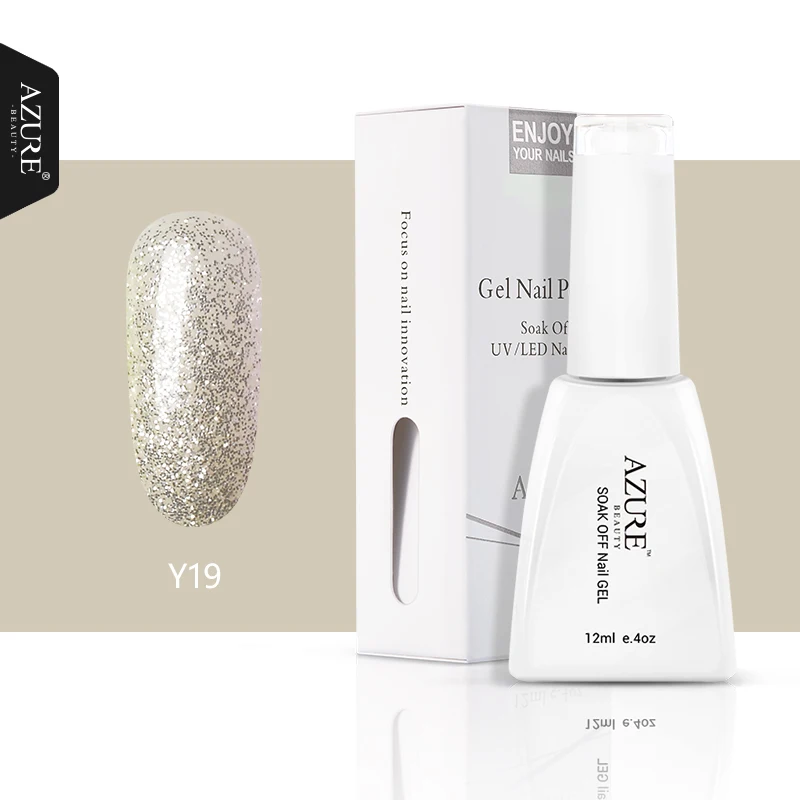 Azure Beauty Glitter UV Nail Gel Varnish Semi Permanent Hybrid Nails Gellak Shinny Glitter Colorful Art Led Nail Gel Polish
Azure Beauty Glitter UV Nail Gel Varnish Semi Permanent Hybrid Nails Gellak Shinny Glitter Colorful Art Led Nail Gel Polish