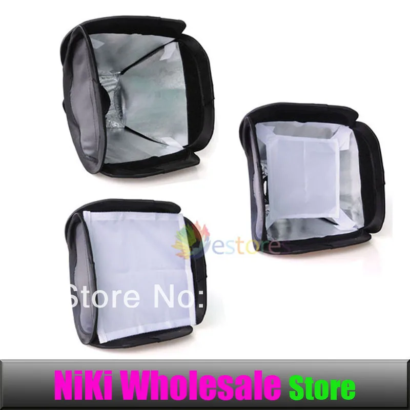 

2pcs Flash Softbox 23 x 23cm Flash Diffuser Softbox For Can&n 580EX II 580EX 430EX II 550EX