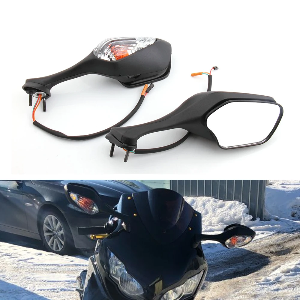 Motorcycle LED Turn Signals Rearview Side Rear View Mirror Accessories For Honda CBR1000RR 2008-2013 VFR 1200 2010-2012
Motorcycle LED Turn Signals Rearview Side Rear View Mirror Accessories For Honda CBR1000RR 2008-2013 VFR 1200 2010-2012