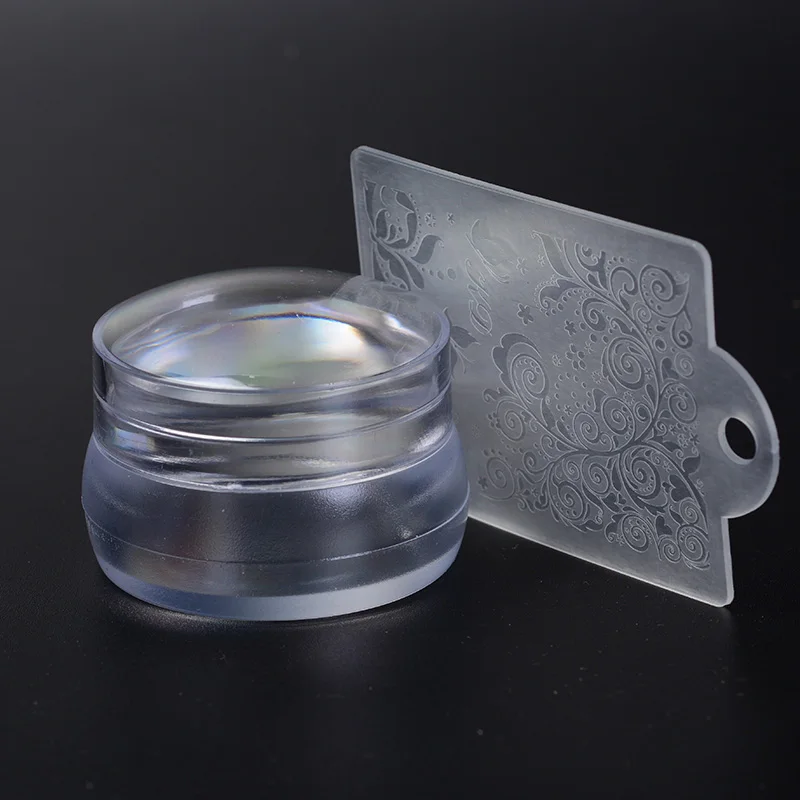 3.5cm Head Design Matte Nail Art Stamper Stamping Scraper With Cap Silicone Jelly Clear Transparent Template Tools Manicure Set
3.5cm Head Design Matte Nail Art Stamper Stamping Scraper With Cap Silicone Jelly Clear Transparent Template Tools Manicure Set